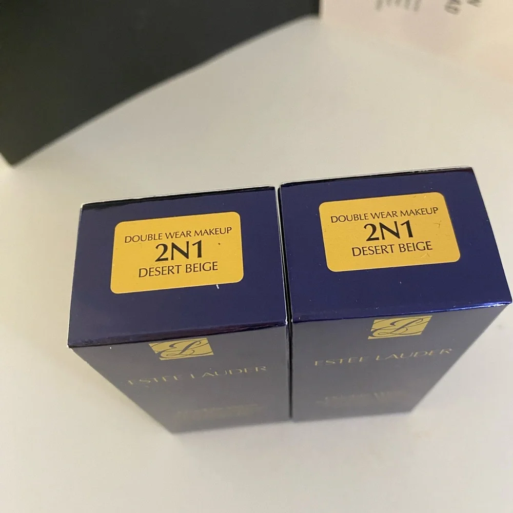 2N1 Desert Beige, Lots of 2 Estée Lauder Double Wear Foundation, Old Formula